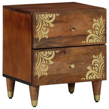 Armadio da Notte 2 pcs Marrone miele 40 x 33 x 46 cm