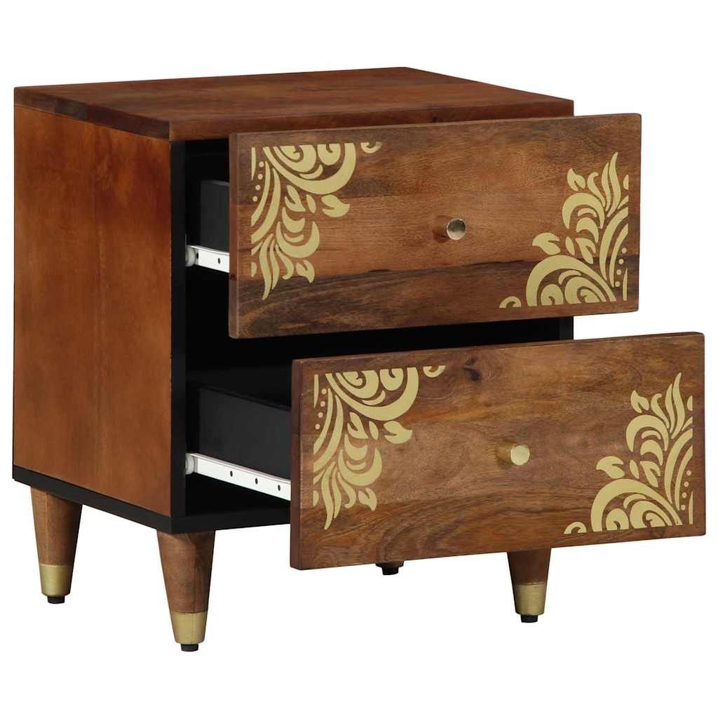 Armadio da Notte 2 pcs Marrone miele 40 x 33 x 46 cm