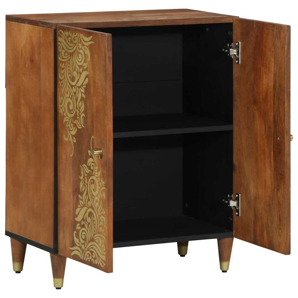 Credenza Marrone 60 x 33 x 75 cm Legno di mango massello