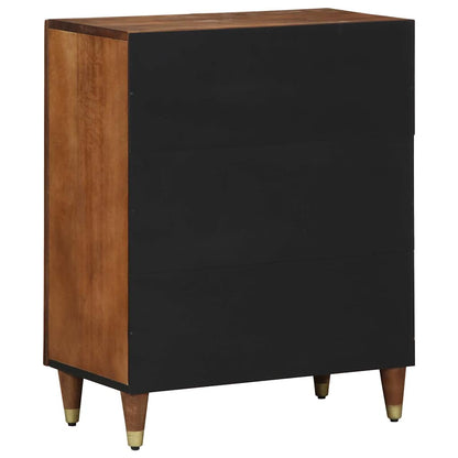 Credenza Marrone 60 x 33 x 75 cm Legno di mango massello