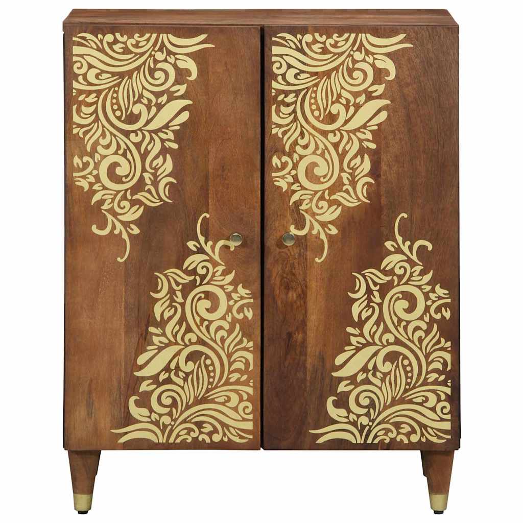 Credenza Marrone 60 x 33 x 75 cm Legno di mango massello
