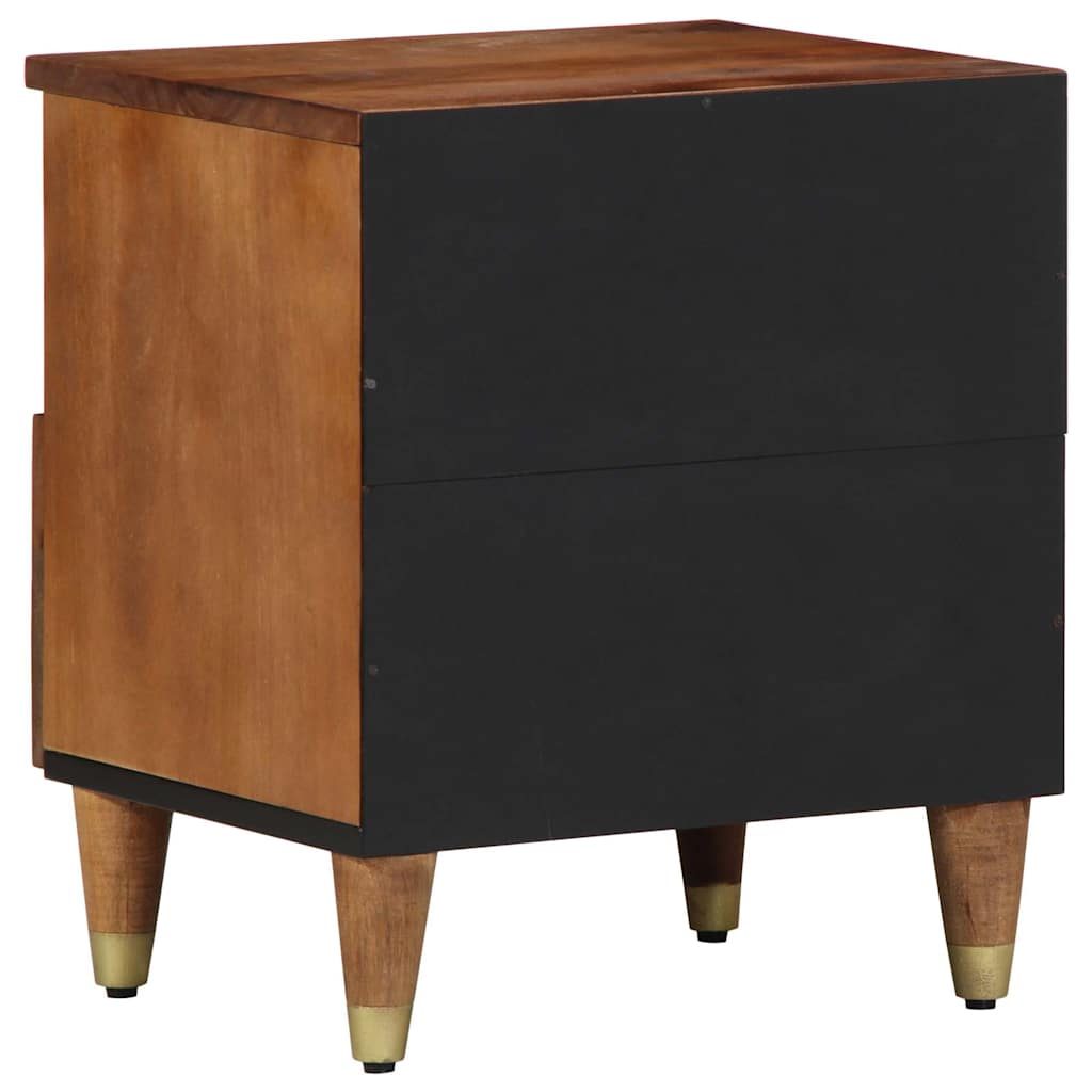 Armadio da Notte con cassetto Marrone miele 40 x 33 x 46 cm