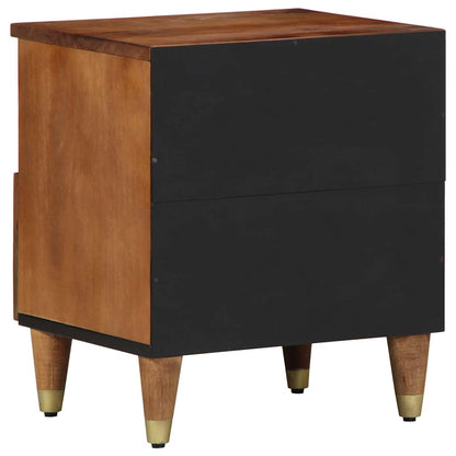 Armadio da Notte con cassetto Marrone miele 40 x 33 x 46 cm