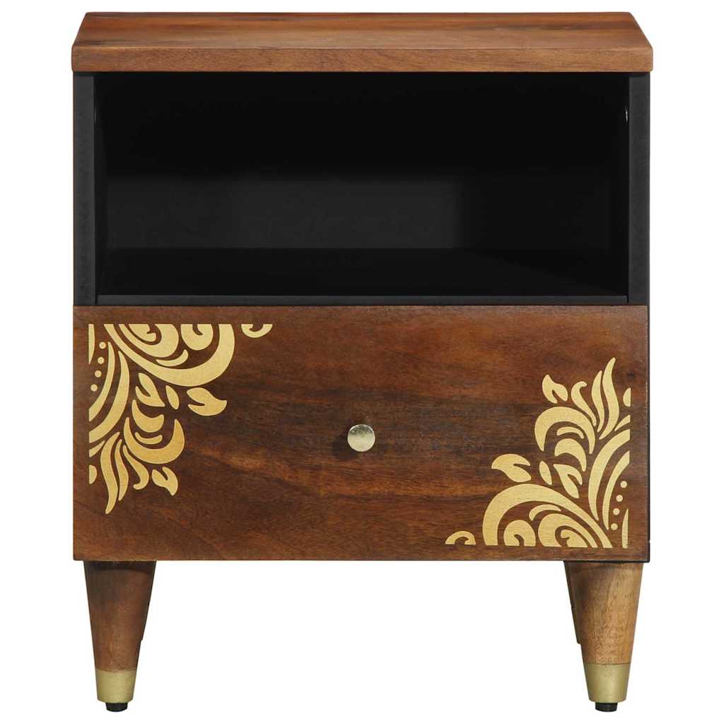 Armadio da Notte con cassetto Marrone miele 40 x 33 x 46 cm