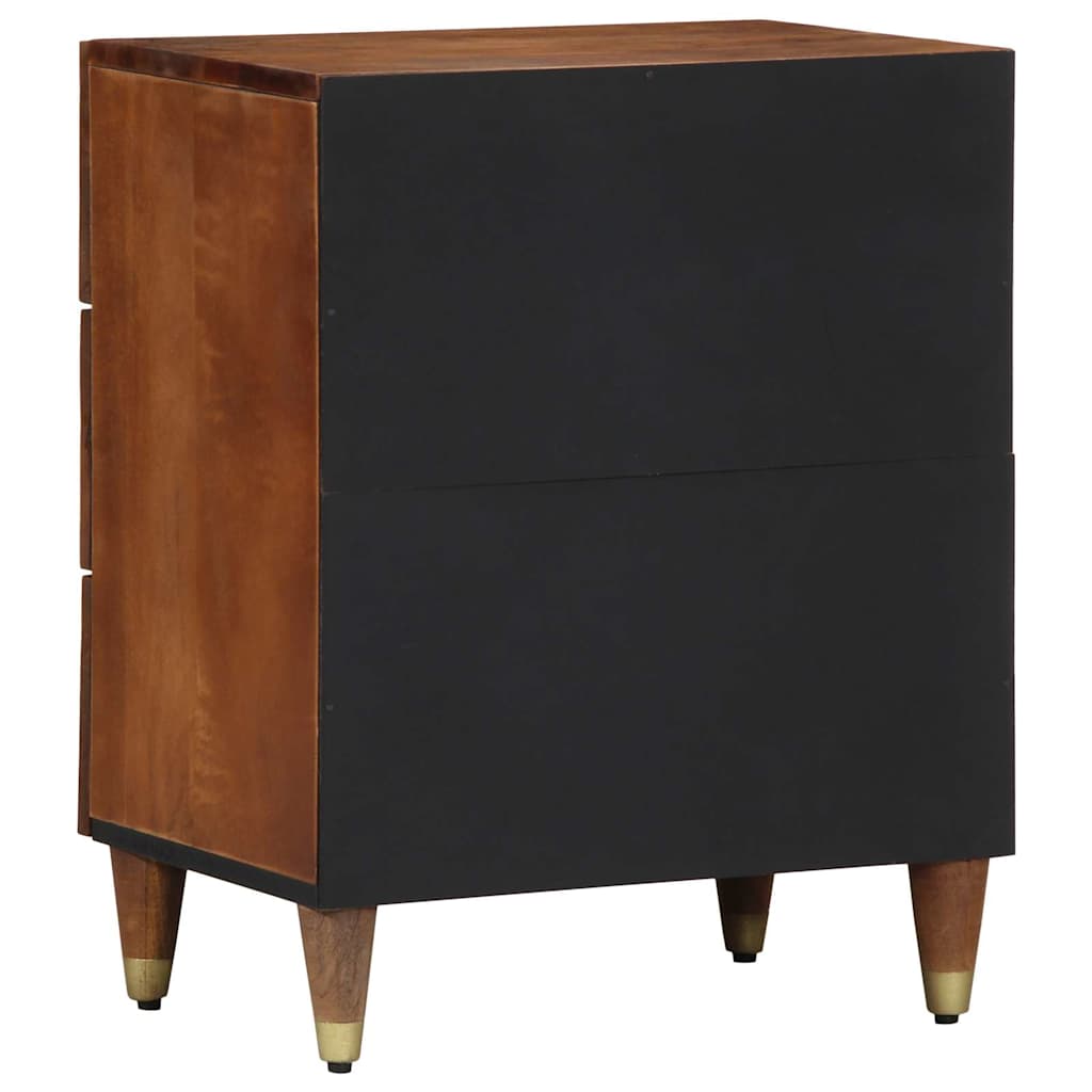 Armadio da Notte con cassetto Marrone miele 50 x 33 x 62 cm