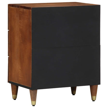 Armadio da Notte con cassetto Marrone miele 50 x 33 x 62 cm