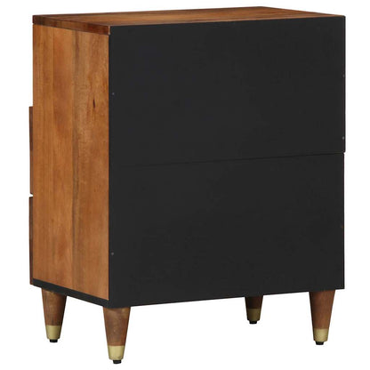 Armadio da Notte con cassetto Marrone miele 50 x 33 x 62 cm