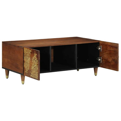 Tavolino da salotto Marrone miele 100 x 54 x 40 cm