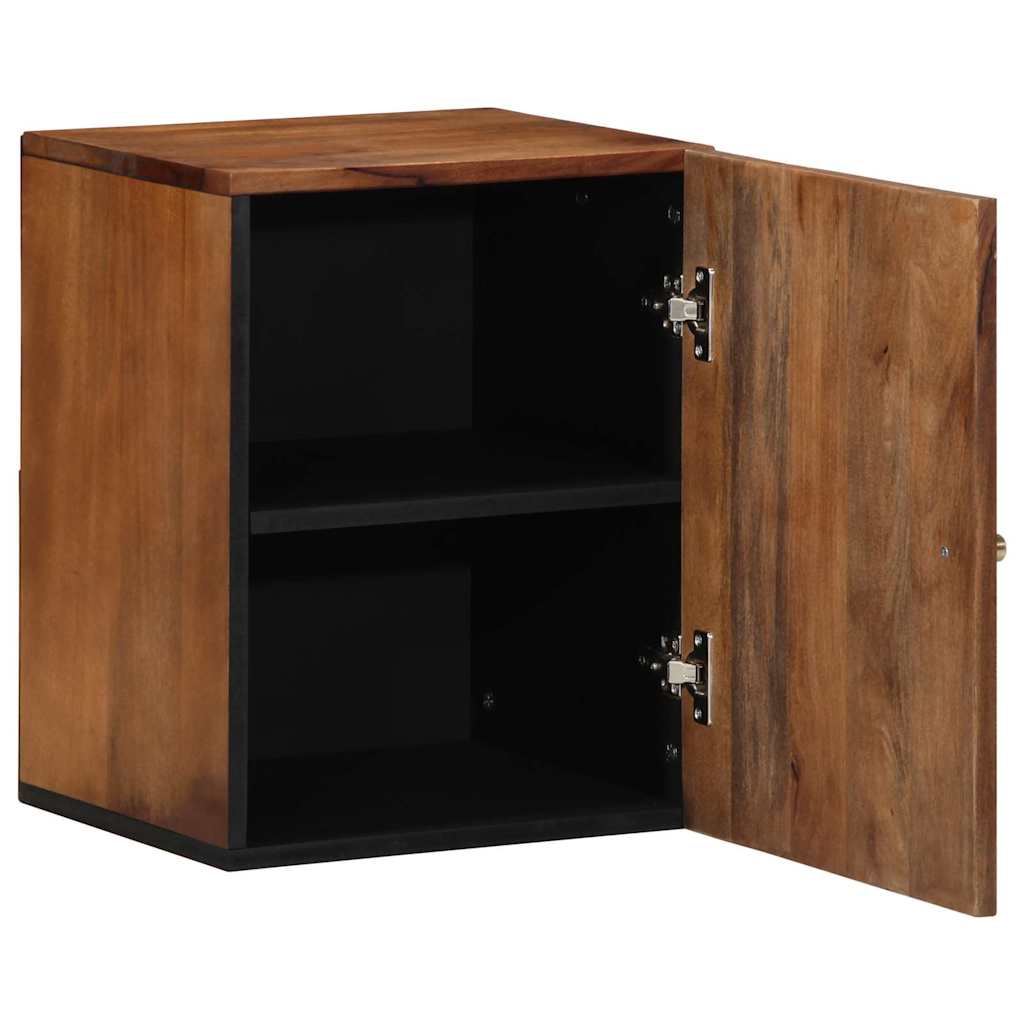 Armadietto a muro con porta Marrone miele 38 x 33 x 48 cm