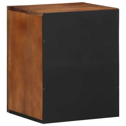Armadietto a muro con porta Marrone miele 38 x 33 x 48 cm
