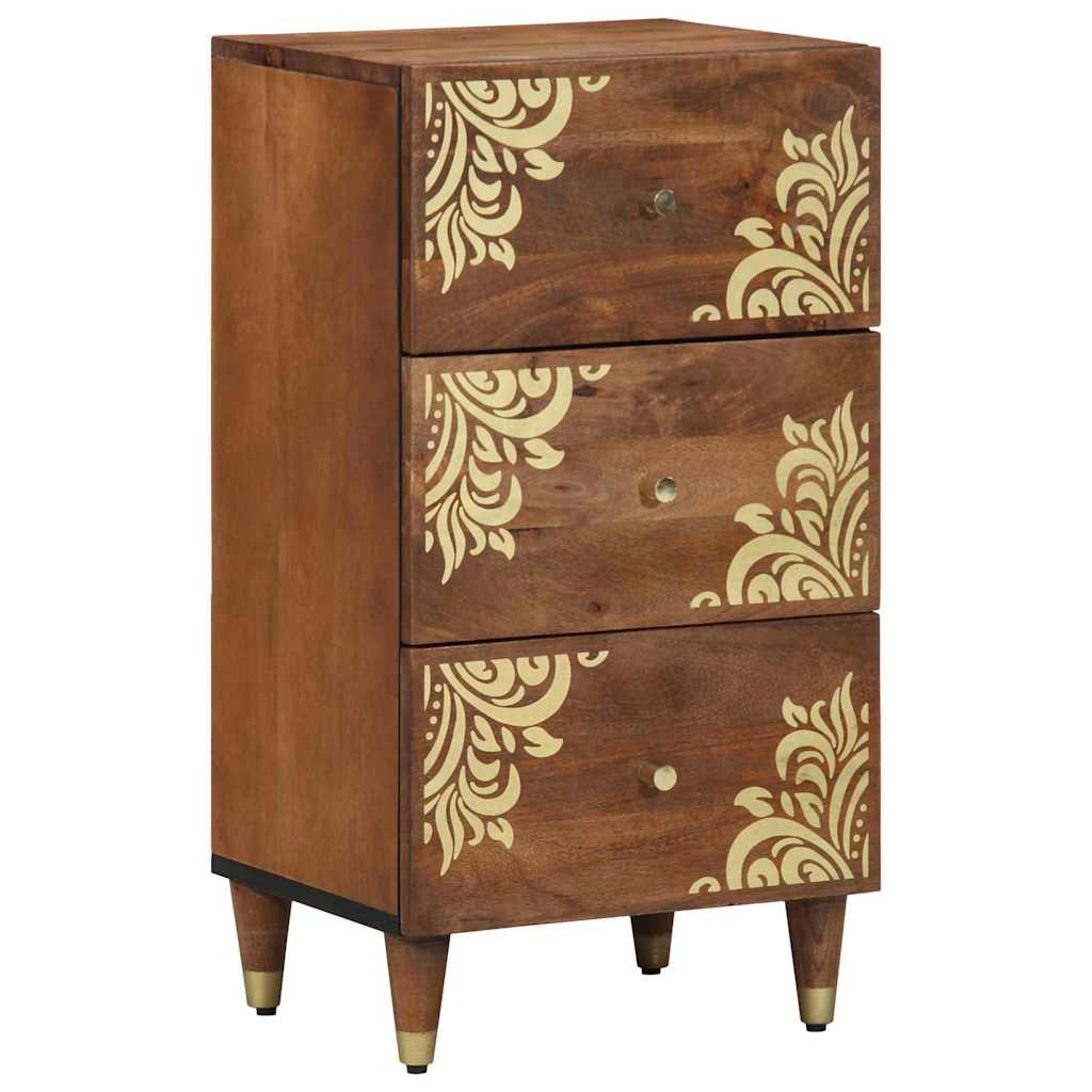 Credenza Marrone 40 x 33 x 75 cm Legno di mango massello