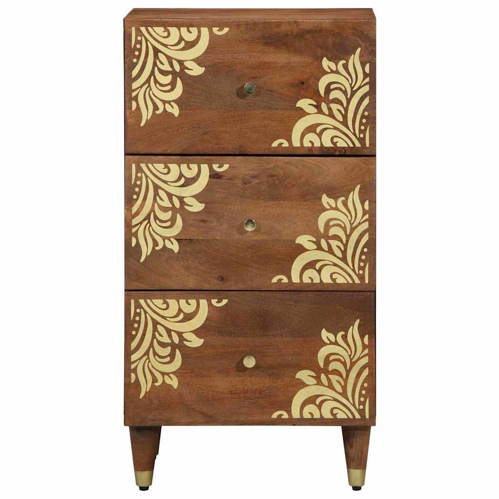 Credenza Marrone 40 x 33 x 75 cm Legno di mango massello