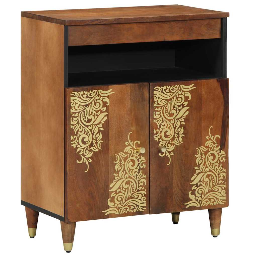 Credenza Marrone 60 x 33 x 75 cm Legno di mango massello