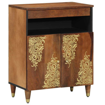 Credenza Marrone 60 x 33 x 75 cm Legno di mango massello