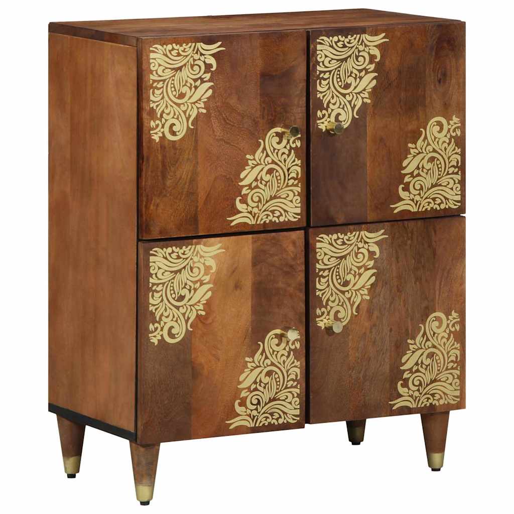 Credenza Marrone 60 x 33 x 75 cm Legno di mango massello