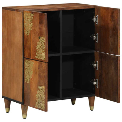 Credenza Marrone 60 x 33 x 75 cm Legno di mango massello