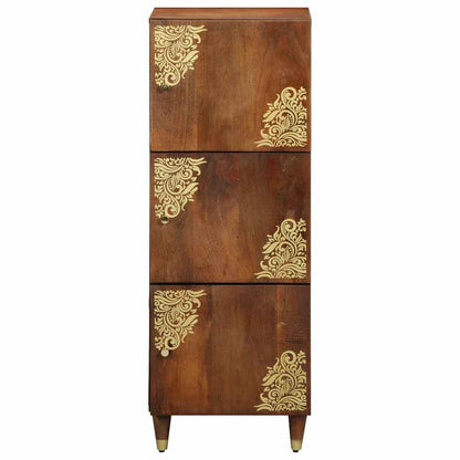 Credenza Marrone 40 x 33 x 110 cm Legno di mango massello