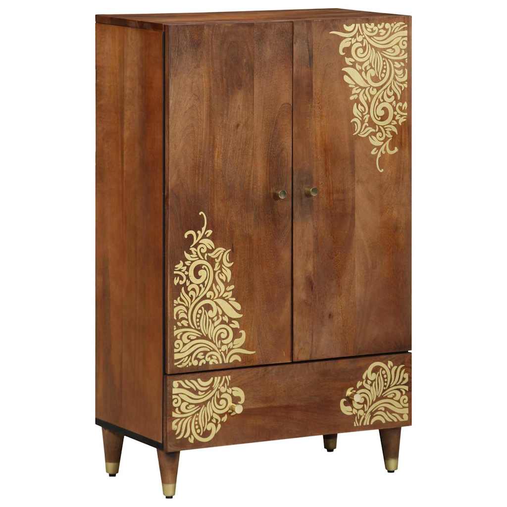 Credenza Marrone 60 x 33 x 100 cm Legno di mango massello