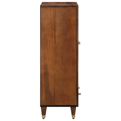 Credenza Marrone 60 x 33 x 100 cm Legno di mango massello