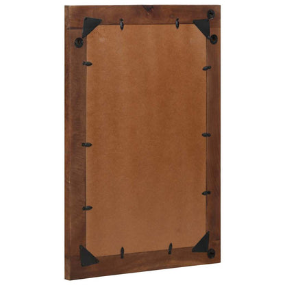 Specchio da bagno con specchio Marrone miele 70 x 50 x 2,5 cm