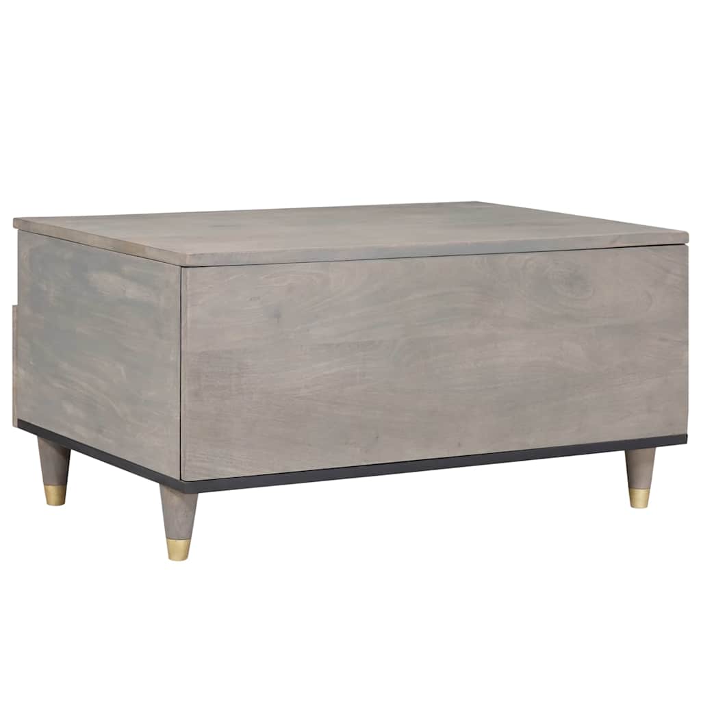 Tavolino da salotto con cassetto Grigio 80 x 54 x 40 cm