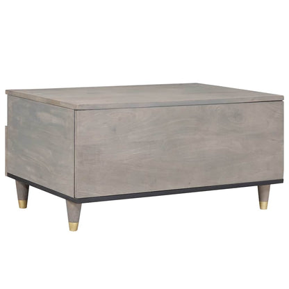 Tavolino da salotto con cassetto Grigio 80 x 54 x 40 cm