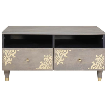 Tavolino da salotto con cassetto Grigio 80 x 54 x 40 cm