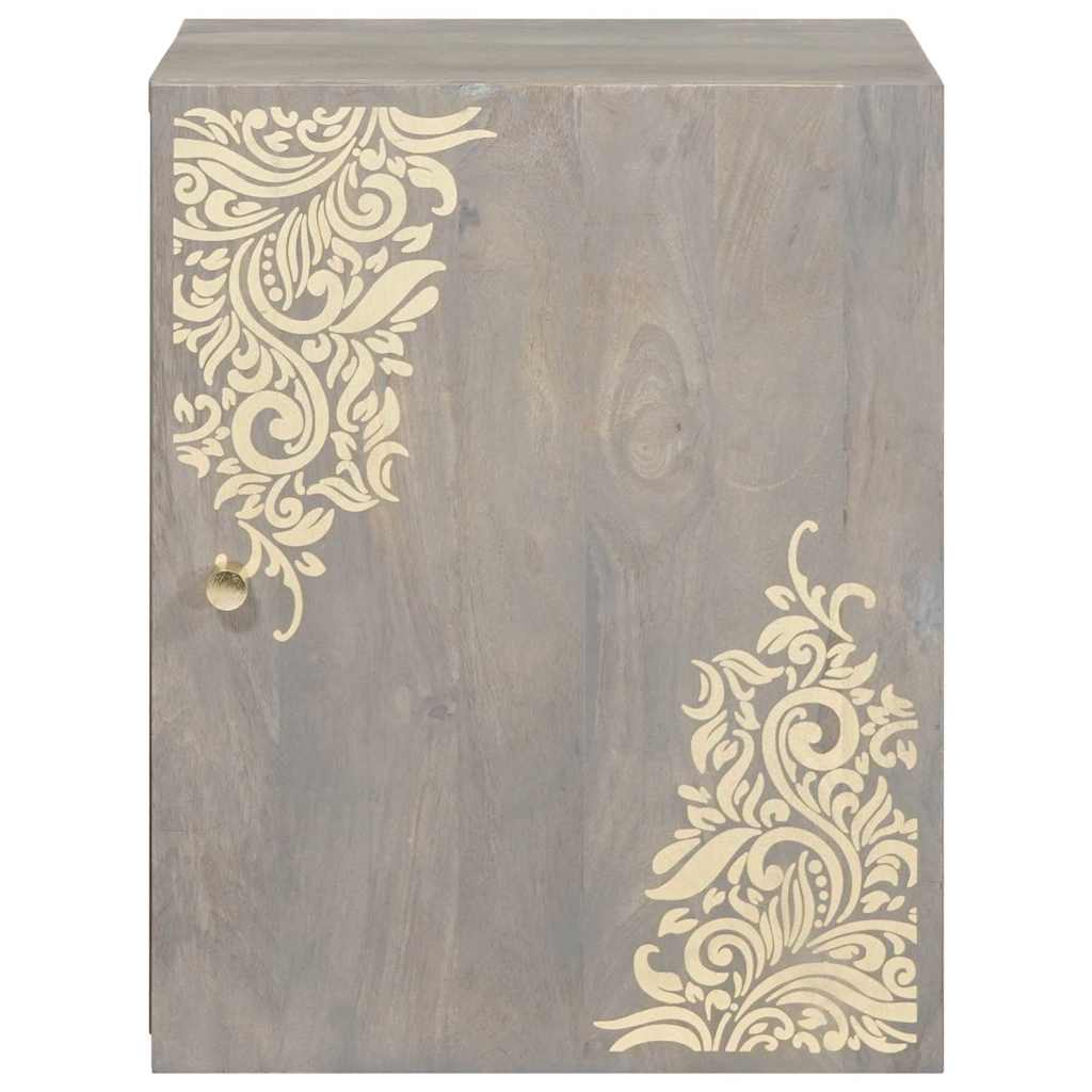 Armadietto a muro Montaggio a parete Grigio 38 x 33 x 48 cm