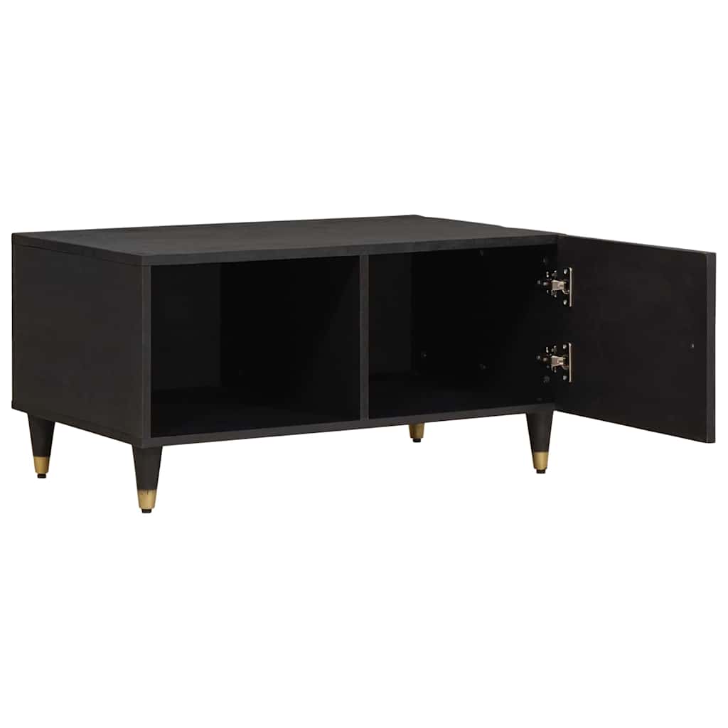 Tavolino da salotto Nero 80 x 50 x 40 cm