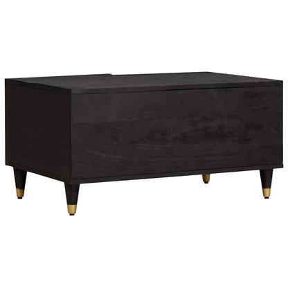 Tavolino da salotto Nero 80 x 50 x 40 cm