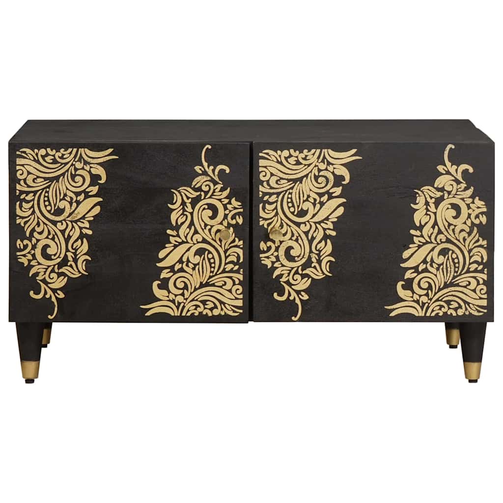 Tavolino da salotto Nero 80 x 50 x 40 cm