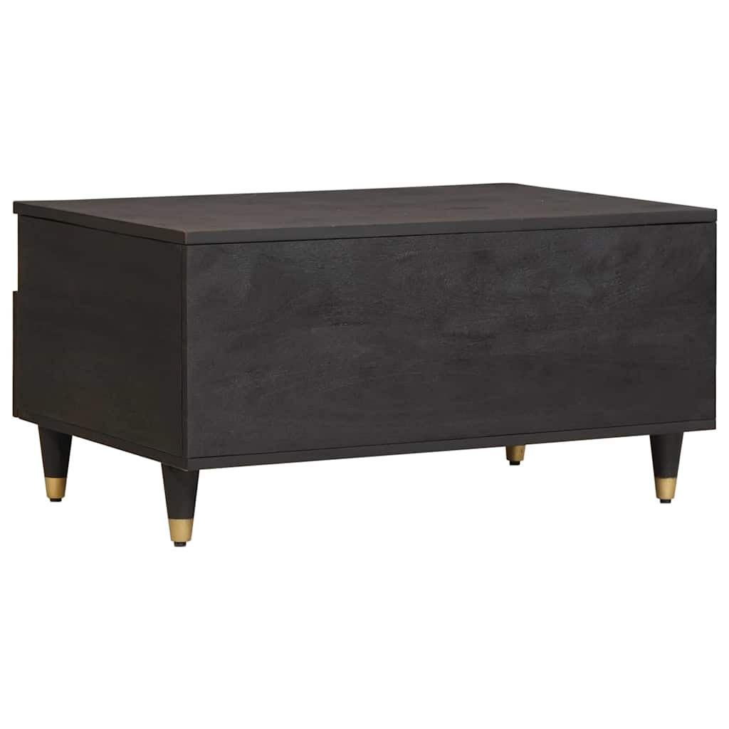 Tavolino da salotto con cassetto Nero 80 x 54 x 40 cm