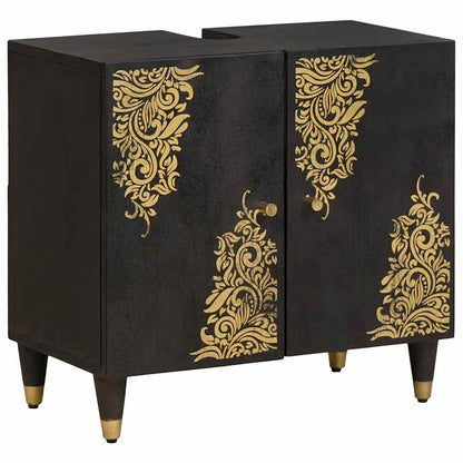Armadio sottolavello con archiviazione Nero 62 x 33 x 58 cm