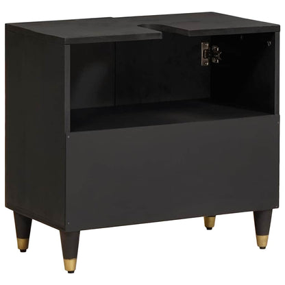 Armadio sottolavello con archiviazione Nero 62 x 33 x 58 cm