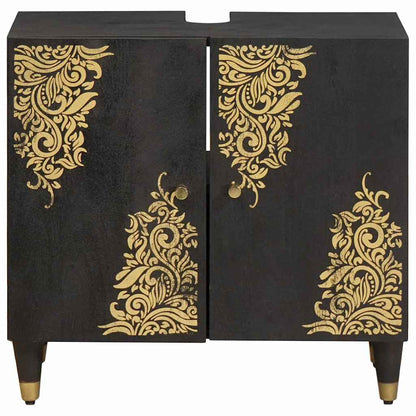Armadio sottolavello con archiviazione Nero 62 x 33 x 58 cm
