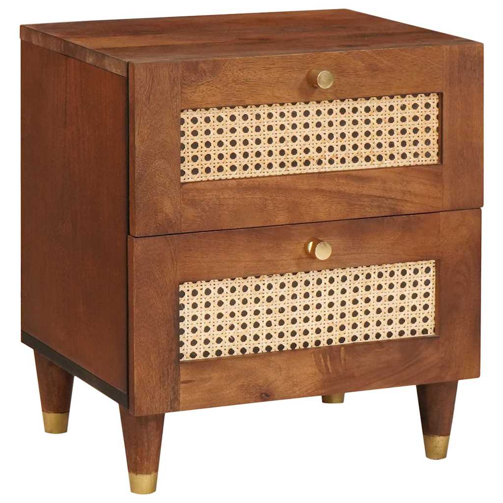 Armadio da Notte con cassetto Marrone 40 x 33,5 x 46 cm