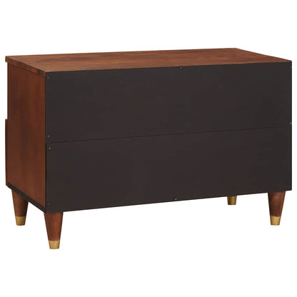 Mobile TV Marrone 70 x 33,5 x 46 cm Legno di mango massello