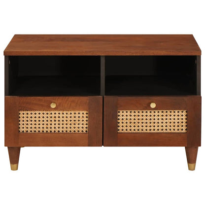 Mobile TV Marrone 70 x 33,5 x 46 cm Legno di mango massello