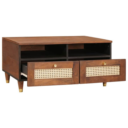 Tavolino da salotto 80 x 54 x 40 cm Legno di mango massello