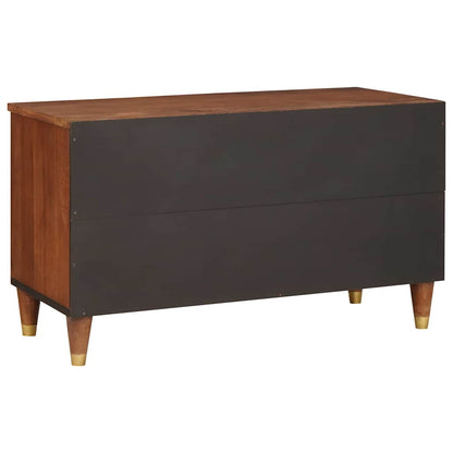 Mobile TV Marrone 80 x 33,5 x 46 cm Legno di mango massello