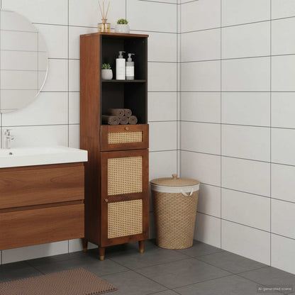 Credenza Marrone 38 x 33,5 x 160 cm Legno di mango massello