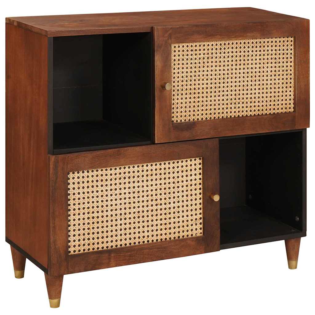 Credenza Marrone 80 x 33,5 x 75 cm Legno di mango massello