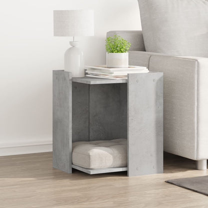 Recinto Lettiera Gatti Grigio Cemento 60x40x40 cm in Truciolato