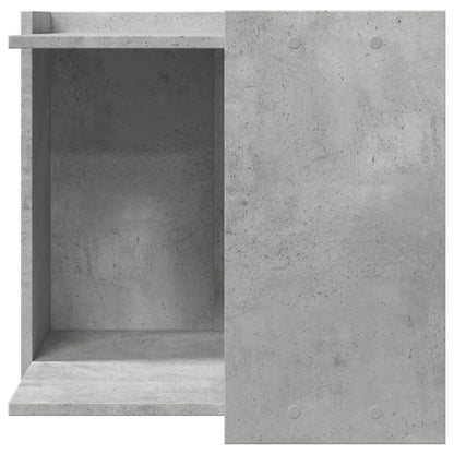 Recinto Lettiera Gatti Grigio Cemento 53x53x51 cm in Truciolato