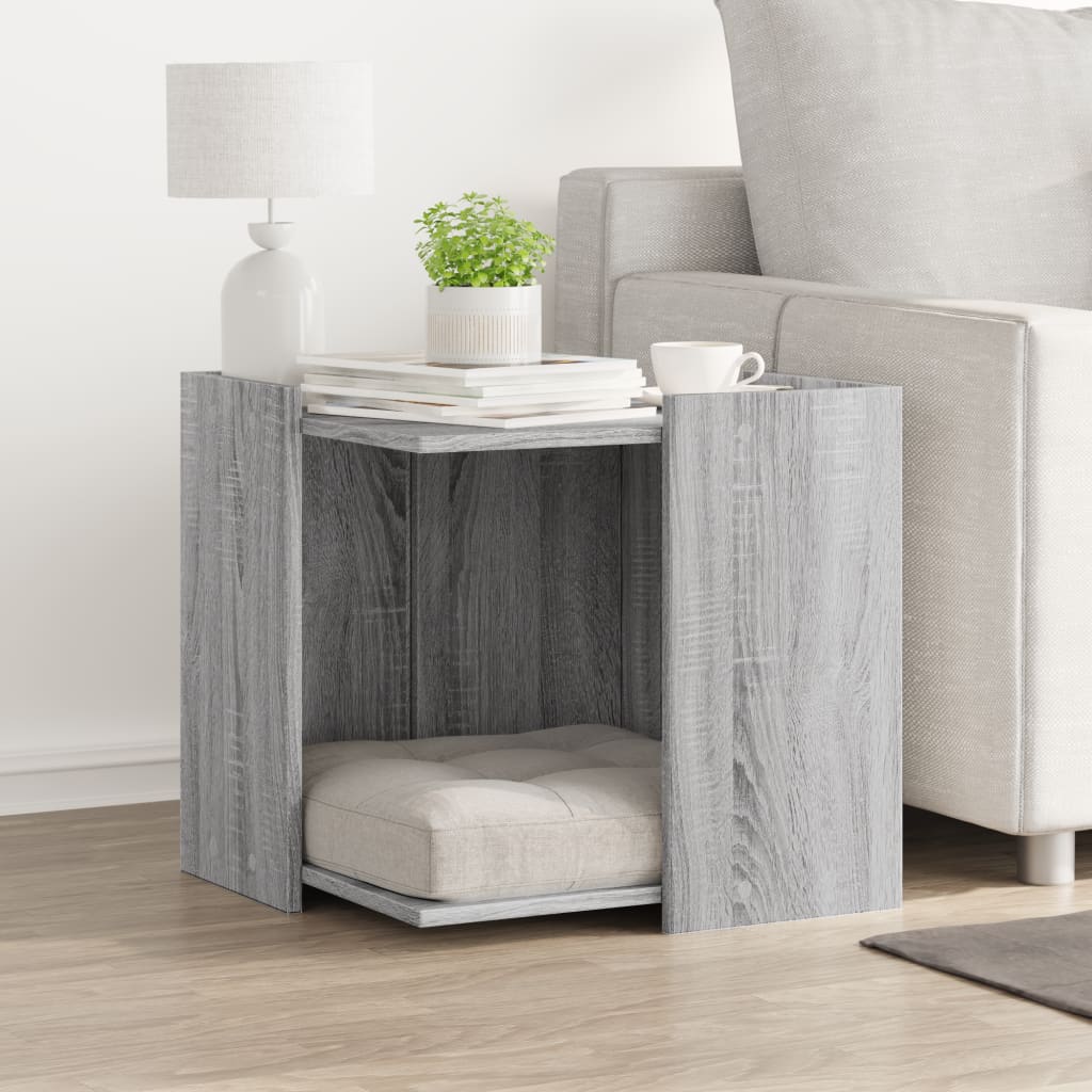 Recinto Lettiera Gatti Grigio Sonoma 53x53x51 cm in Truciolato