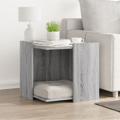 Recinto Lettiera Gatti Grigio Sonoma 53x53x51 cm in Truciolato