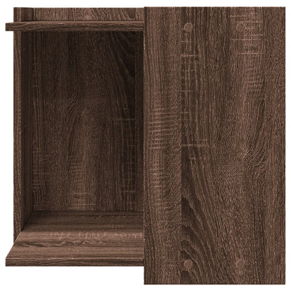 Recinto Lettiera Gatti Rovere Marrone 53x53x51 cm in Truciolato