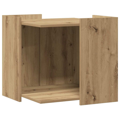 Recinto Lettiera Rovere Artigianale 53x53x51 cm in Truciolato