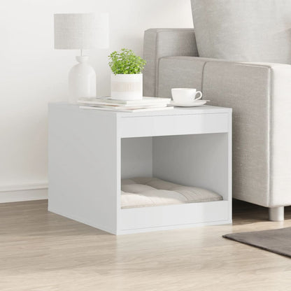 Recinto Lettiera Gatti Bianco 47x59x42 cm in Truciolato