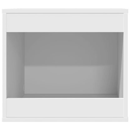 Recinto Lettiera Gatti Bianco 47x59x42 cm in Truciolato